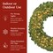 Best Choice Products Artificial Pre-Lit Fir Christmas Wreath Décor w/ Red Bow, LED Lights, Tips, Plug-In